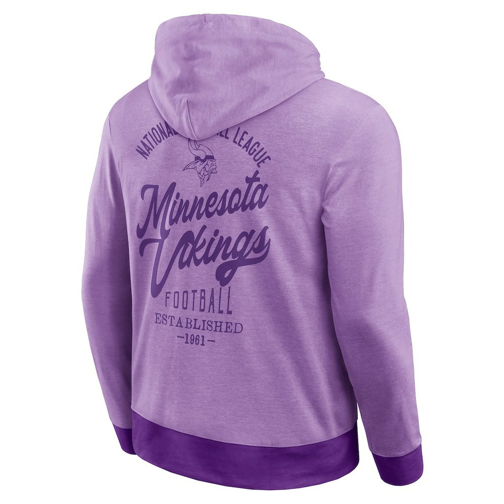 Minnesota Vikings Darius Rucker Collection Tonal Knit Pullover Hoodie | NFL Discount