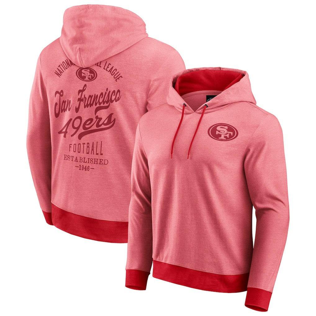 San Francisco 49ers Darius Rucker Collection Tonal Knit Pullover Hoodie | NFL Outlet