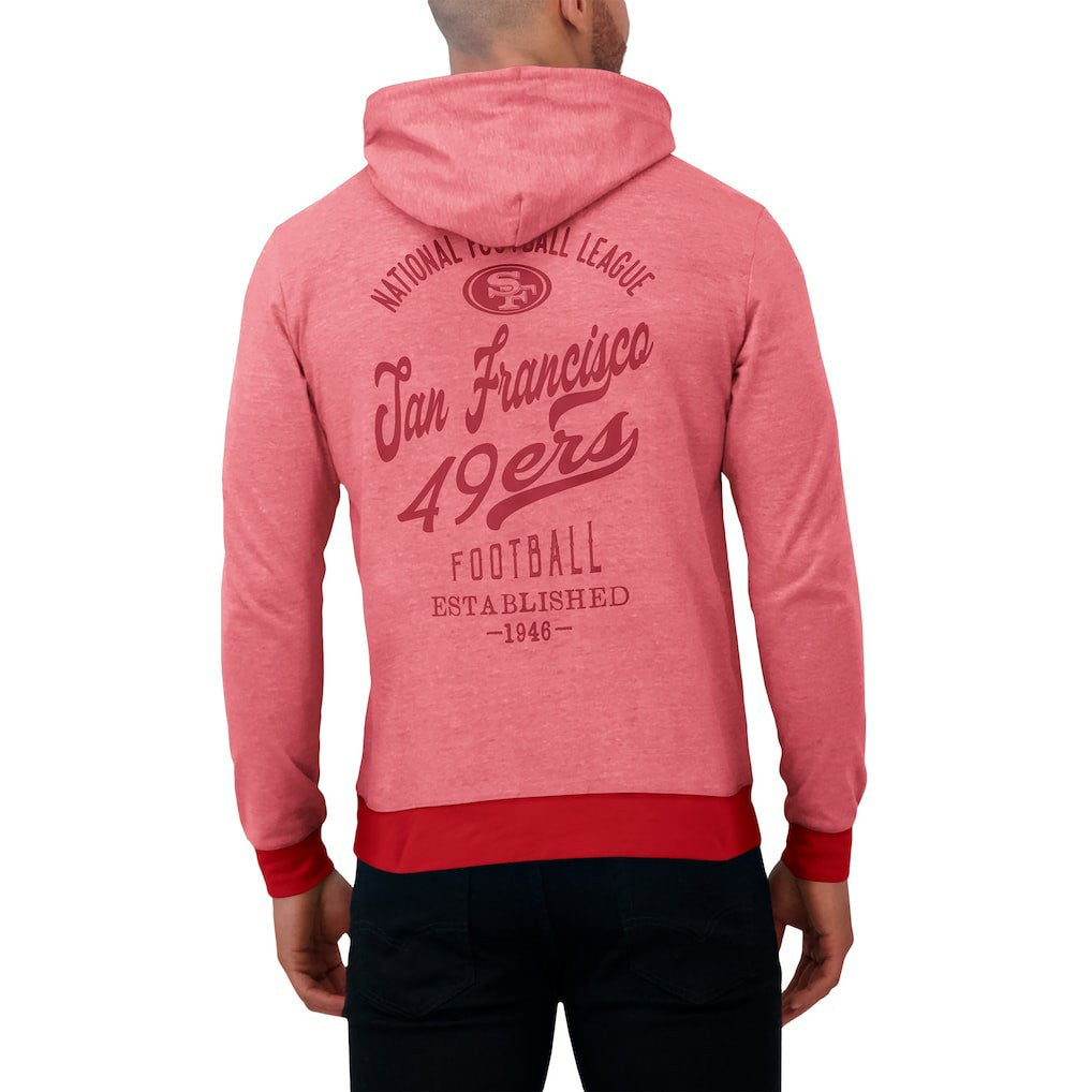 San Francisco 49ers Darius Rucker Collection Tonal Knit Pullover Hoodie | NFL Outlet