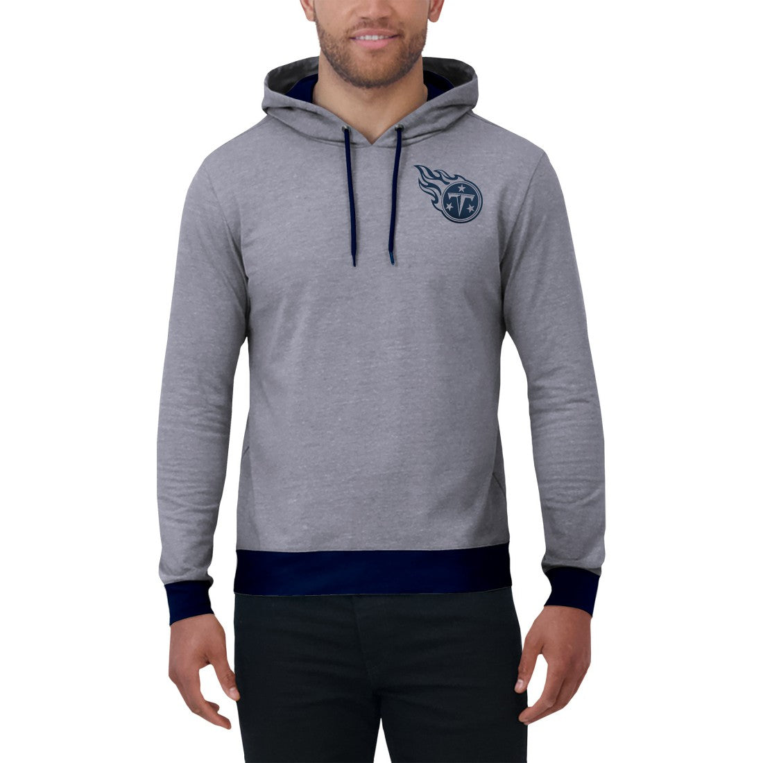 Tennessee Titans Darius Rucker Collection Tonal Knit Pullover Hoodie | NFL Outlet