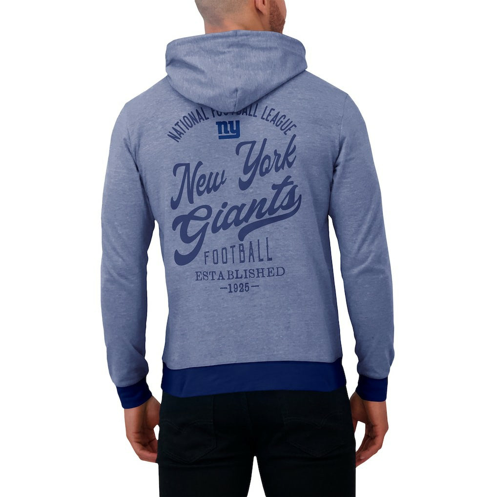 New York Giants Darius Rucker Collection Tonal Knit Pullover Hoodie | NFL Sale