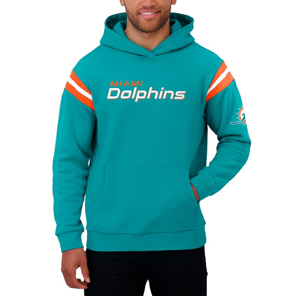 Miami Dolphins Darius Rucker Collection Football Washed Pullover Hoodie | NFL Sale