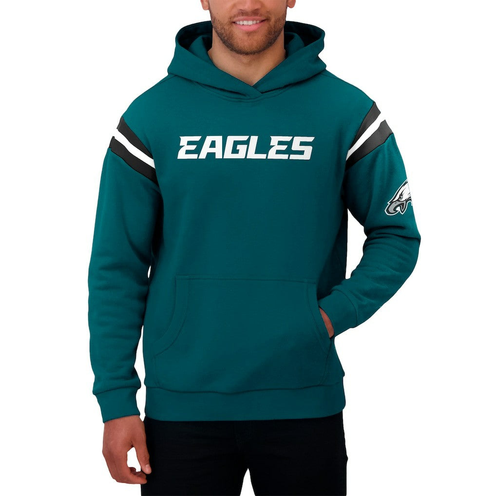 Philadelphia Eagles Darius Rucker Collection Football Washed Pullover Hoodie | NFL Sale