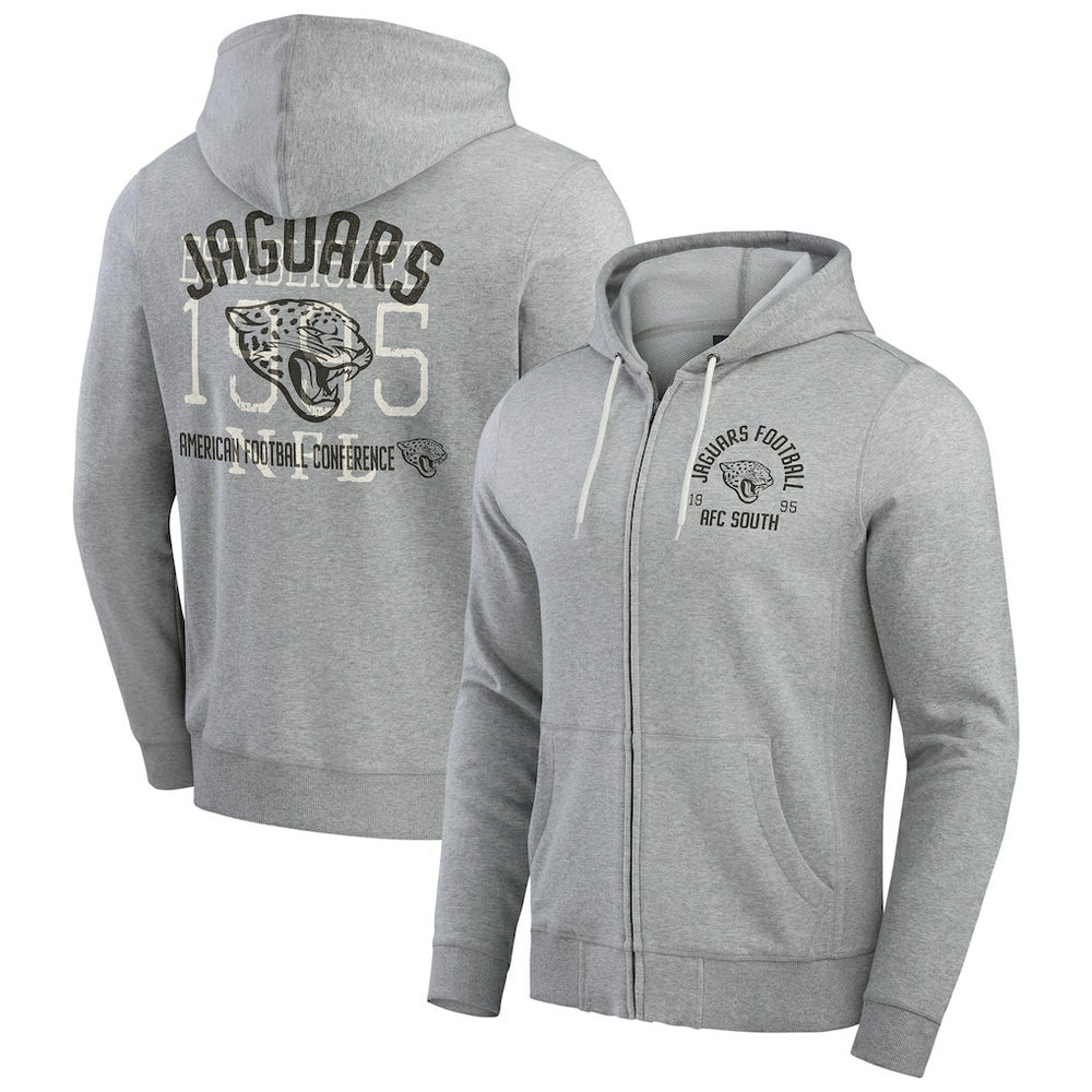 Jacksonville Jaguars Darius Rucker Collection Vintage Stripe Full-Zip Hoodie | NFL Sale