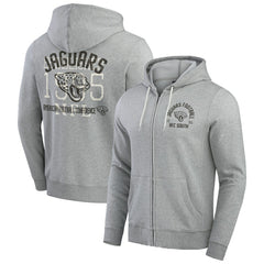 Jacksonville Jaguars Darius Rucker Collection Vintage Stripe Full-Zip Hoodie | NFL Sale