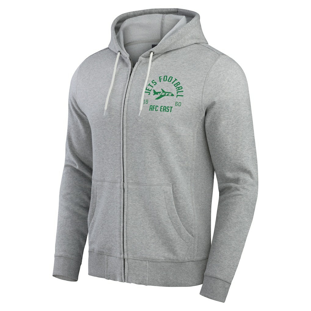 New York Jets Darius Rucker Collection Vintage Stripe Full-Zip Hoodie | NFL Discount