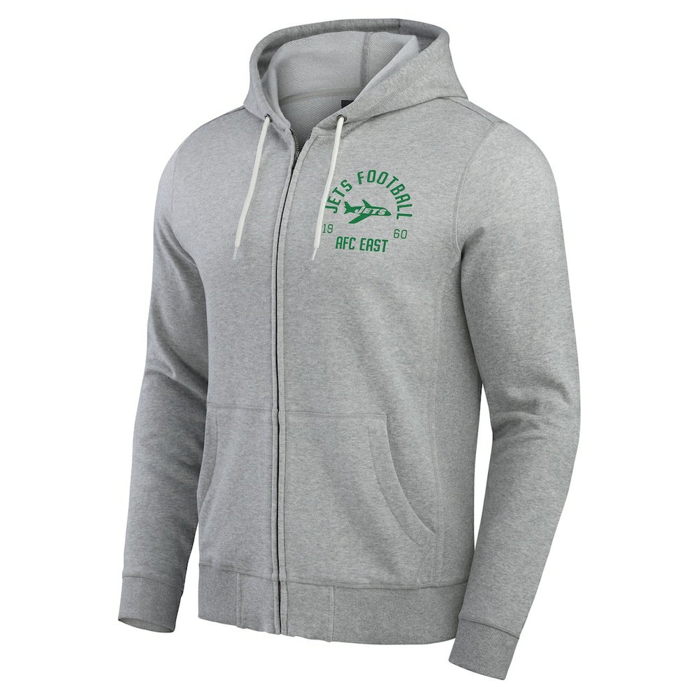New York Jets Darius Rucker Collection Vintage Stripe Full-Zip Hoodie | NFL Discount