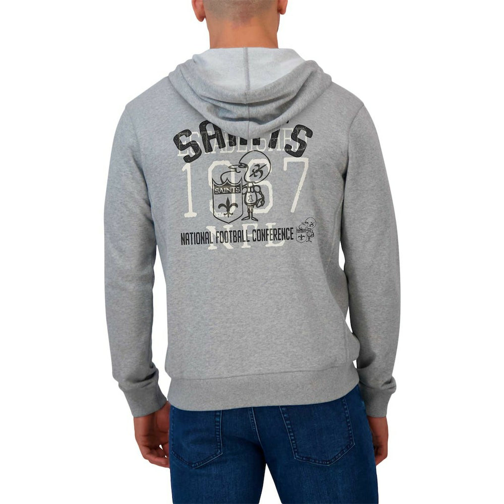 New Orleans Saints Darius Rucker Collection Vintage Stripe Full-Zip Hoodie | NFL Outlet