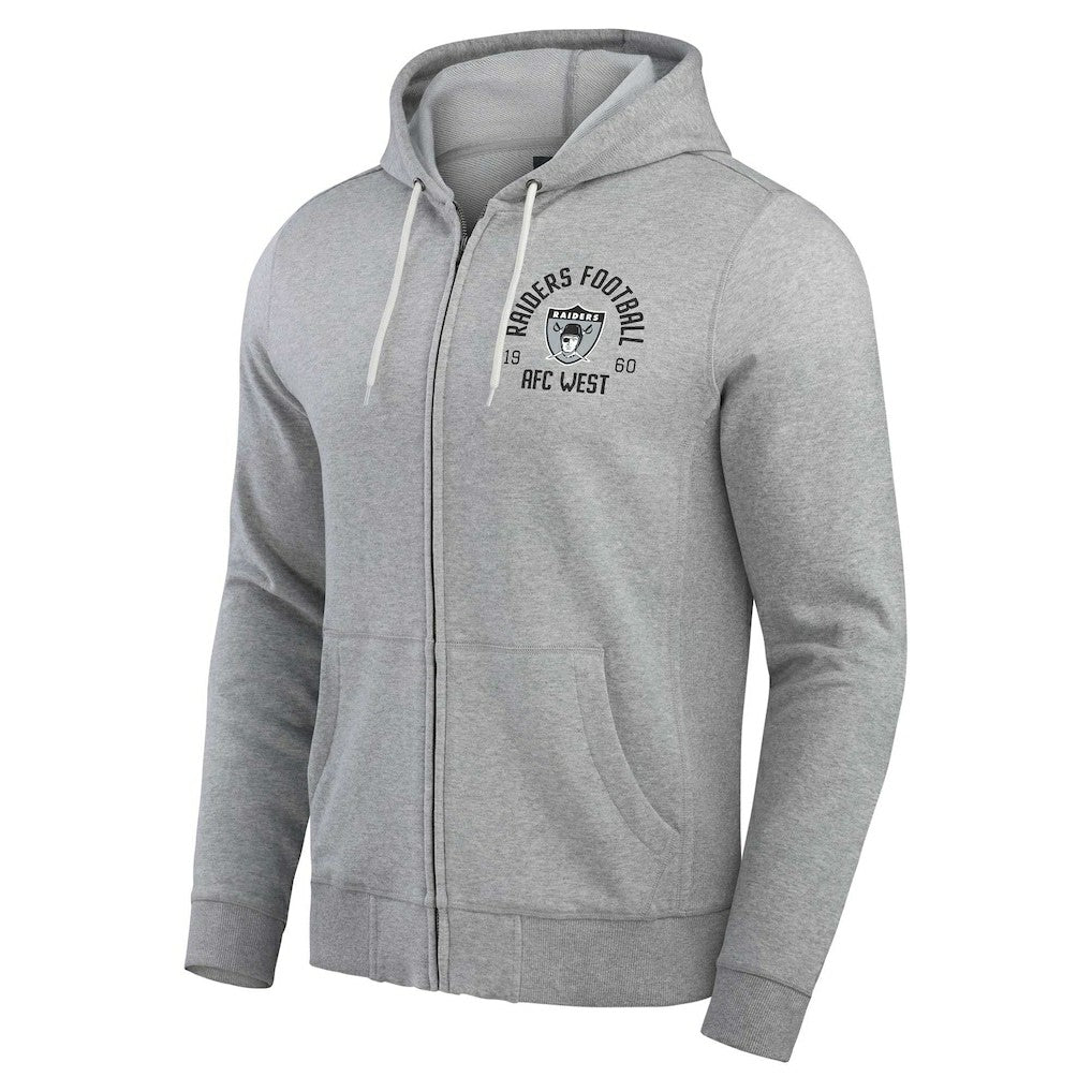 Las Vegas Raiders Darius Rucker Collection Vintage Stripe Full-Zip Hoodie | NFL Hot