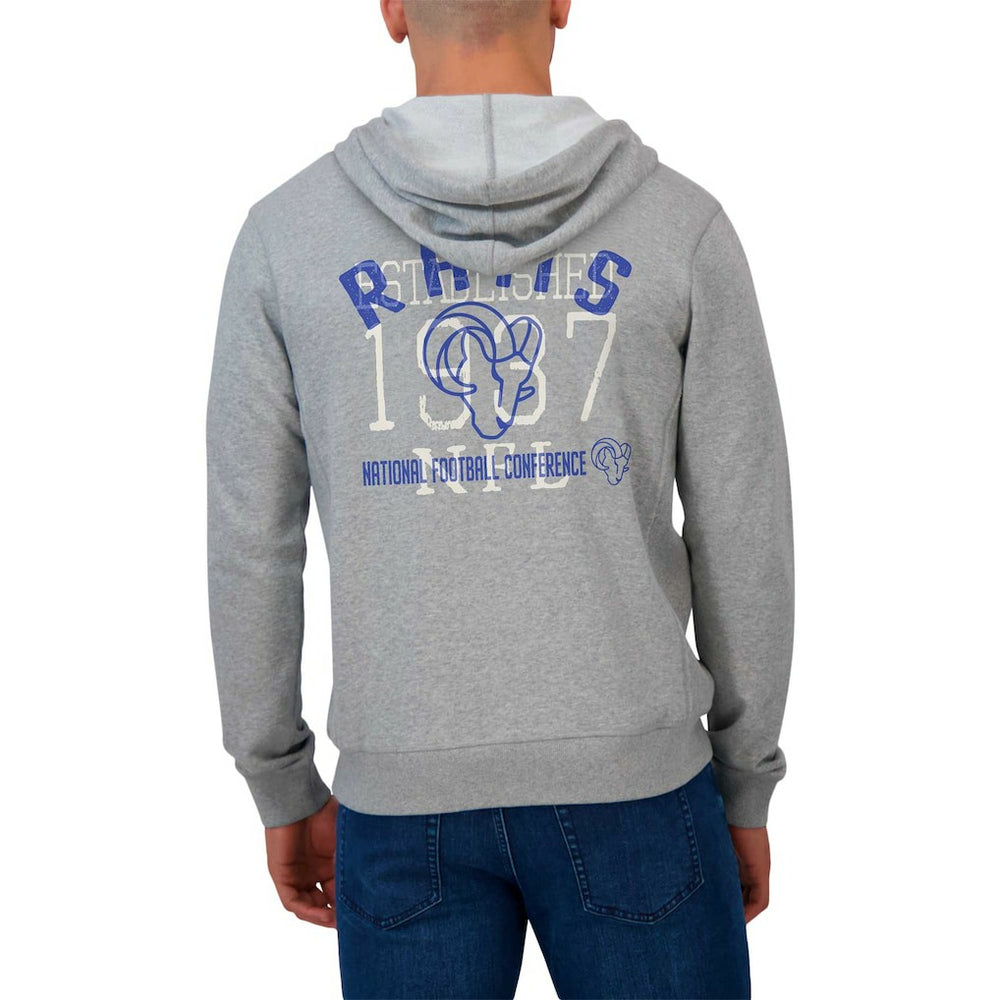 Los Angeles Rams Darius Rucker Collection Vintage Stripe Full-Zip Hoodie | NFL On sale