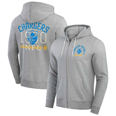 Los Angeles Chargers Darius Rucker Collection Vintage Stripe Full-Zip Hoodie | NFL Discount