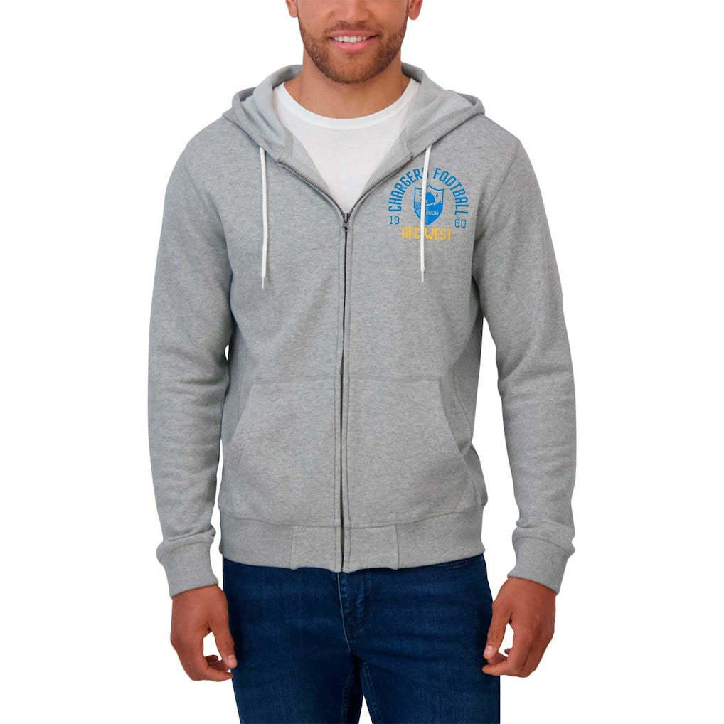 Los Angeles Chargers Darius Rucker Collection Vintage Stripe Full-Zip Hoodie | NFL Discount
