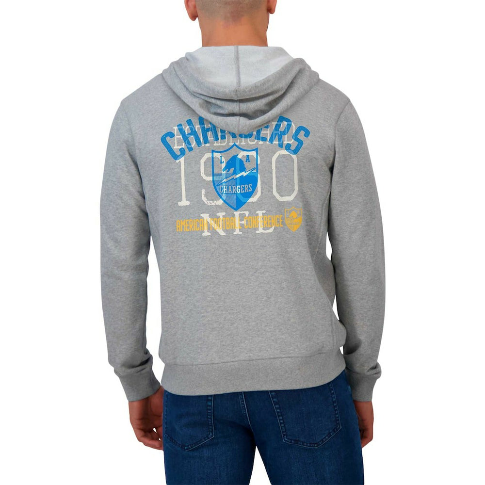 Los Angeles Chargers Darius Rucker Collection Vintage Stripe Full-Zip Hoodie | NFL Discount