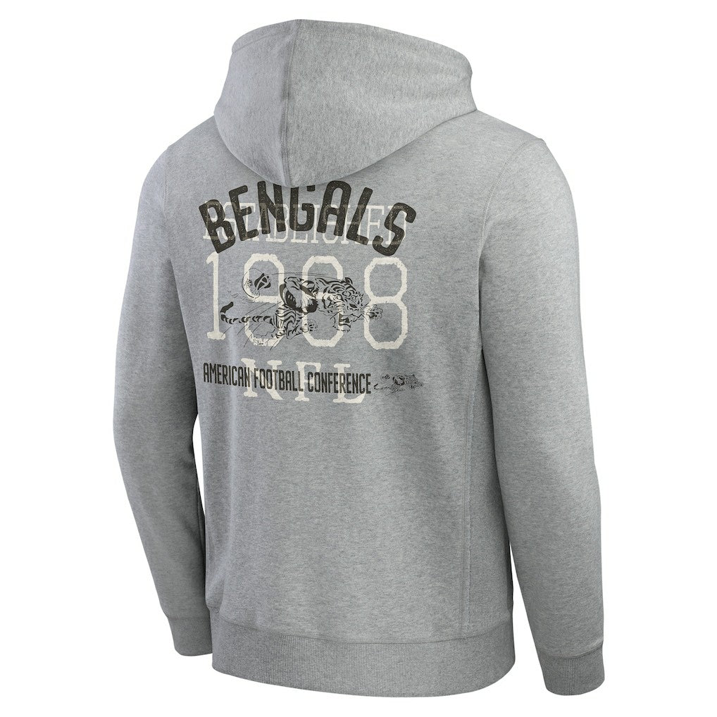 Cincinnati Bengals Darius Rucker Collection Vintage Stripe Full-Zip Hoodie | NFL On sale