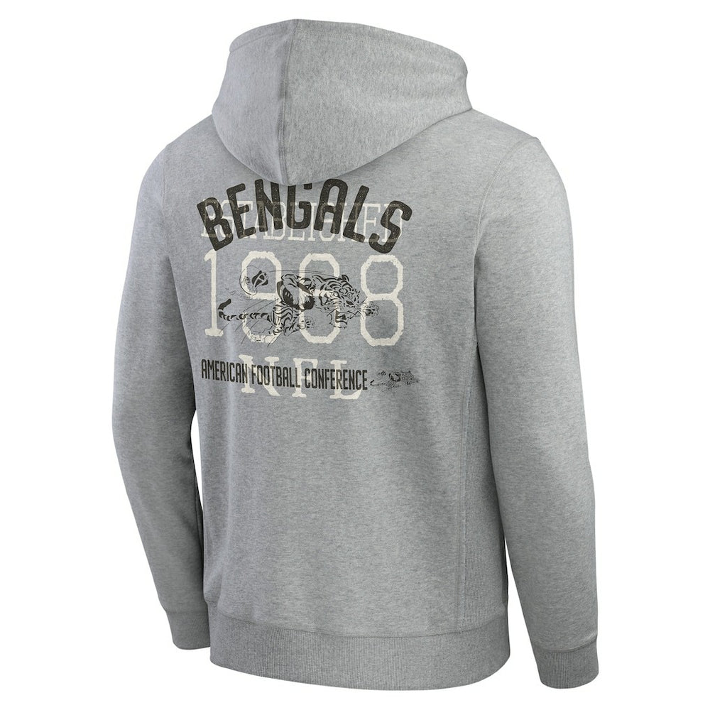 Cincinnati Bengals Darius Rucker Collection Vintage Stripe Full-Zip Hoodie | NFL On sale