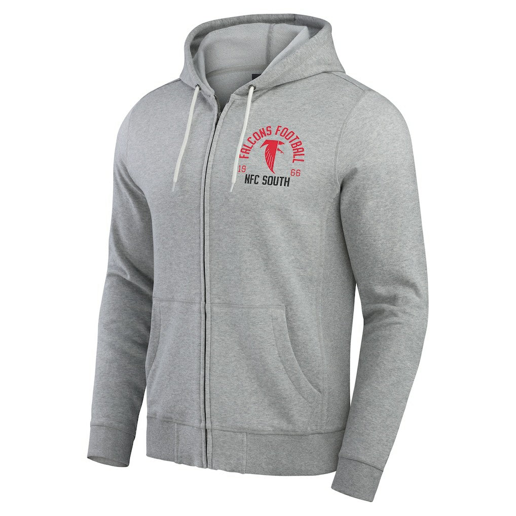 Atlanta Falcons Darius Rucker Collection Vintage Stripe Full-Zip Hoodie | NFL Discount