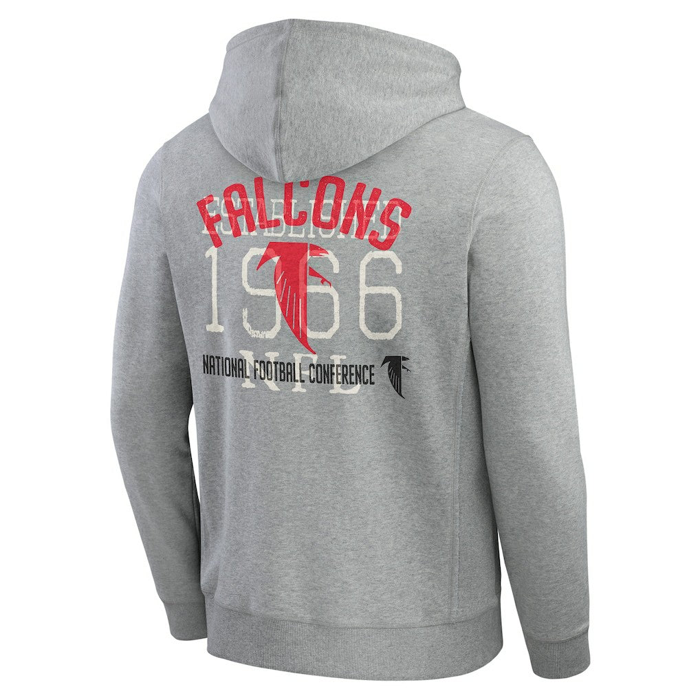Atlanta Falcons Darius Rucker Collection Vintage Stripe Full-Zip Hoodie | NFL Discount
