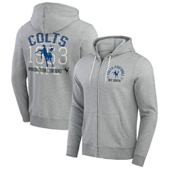 Indianapolis Colts Darius Rucker Collection Vintage Stripe Full-Zip Hoodie | NFL Discount