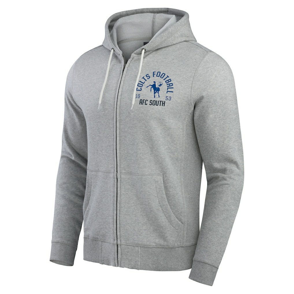 Indianapolis Colts Darius Rucker Collection Vintage Stripe Full-Zip Hoodie | NFL Discount