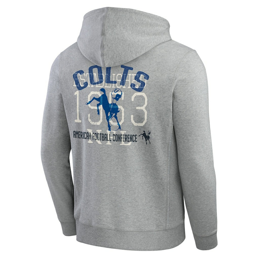 Indianapolis Colts Darius Rucker Collection Vintage Stripe Full-Zip Hoodie | NFL Discount