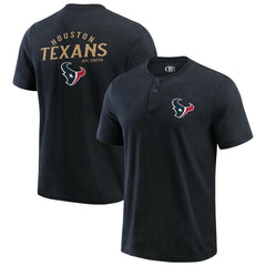 Houston Texans Darius Rucker Collection Washed Henley T-Shirt | NFL Near me