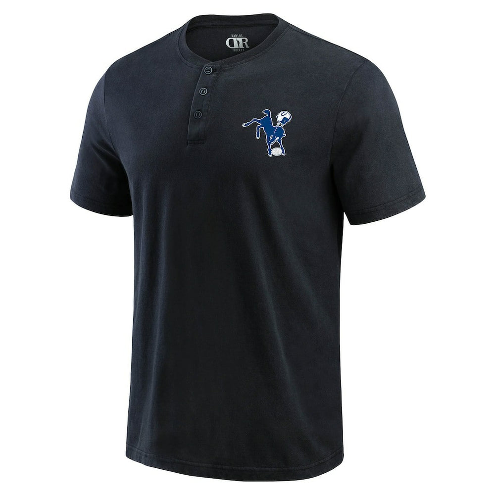 Indianapolis Colts Darius Rucker Collection Washed Henley T-Shirt | NFL Discount