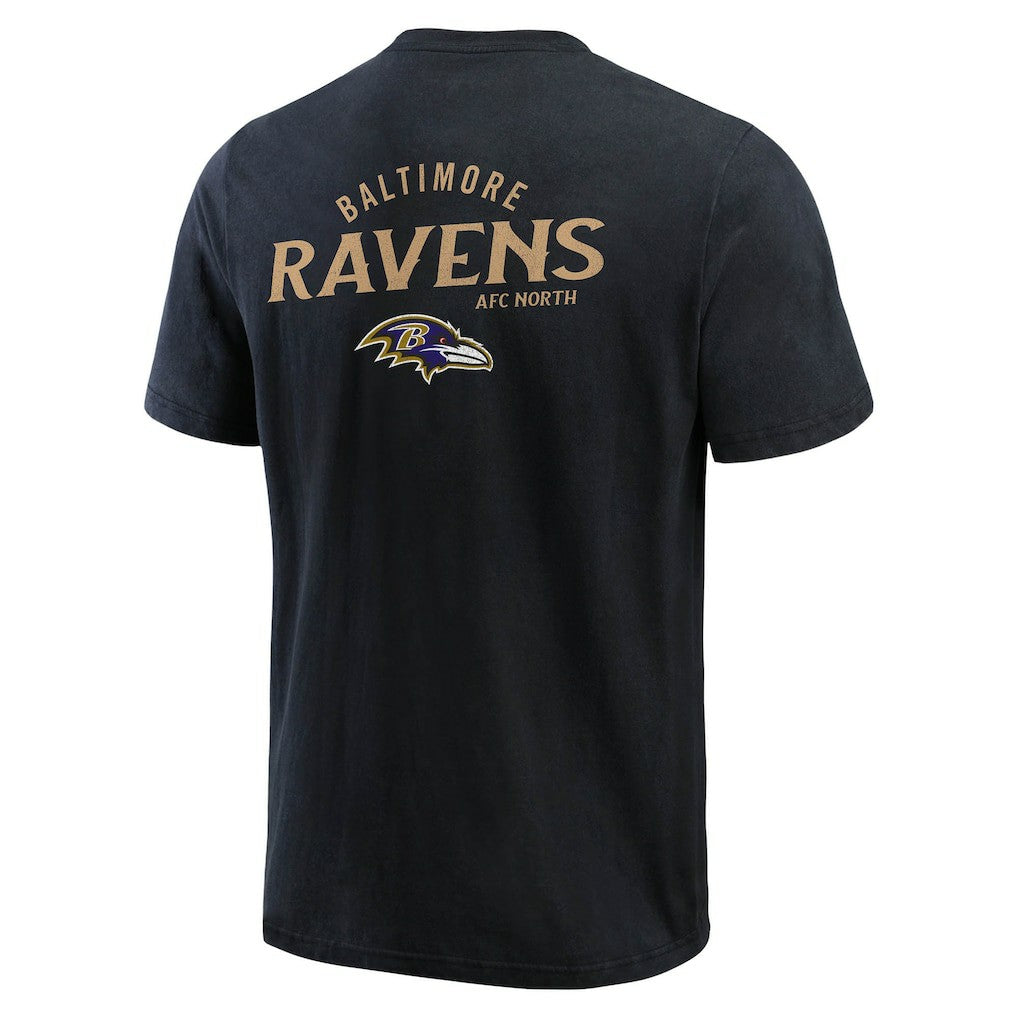 Baltimore Ravens Darius Rucker Collection Washed Henley T-Shirt | NFL Outlet