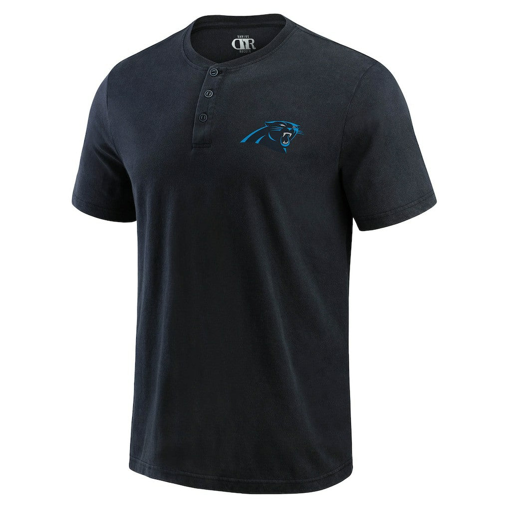 Carolina Panthers Darius Rucker Collection Washed Henley T-Shirt | NFL US