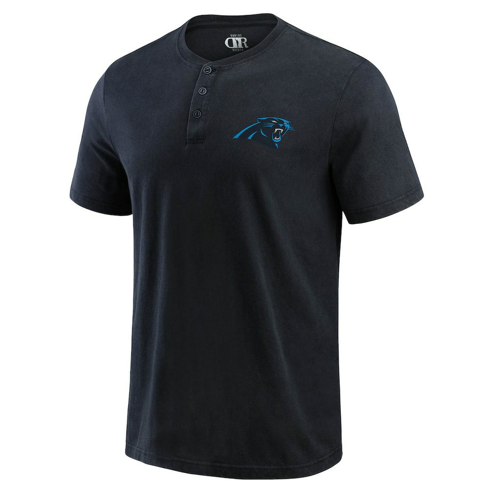 Carolina Panthers Darius Rucker Collection Washed Henley T-Shirt | NFL US