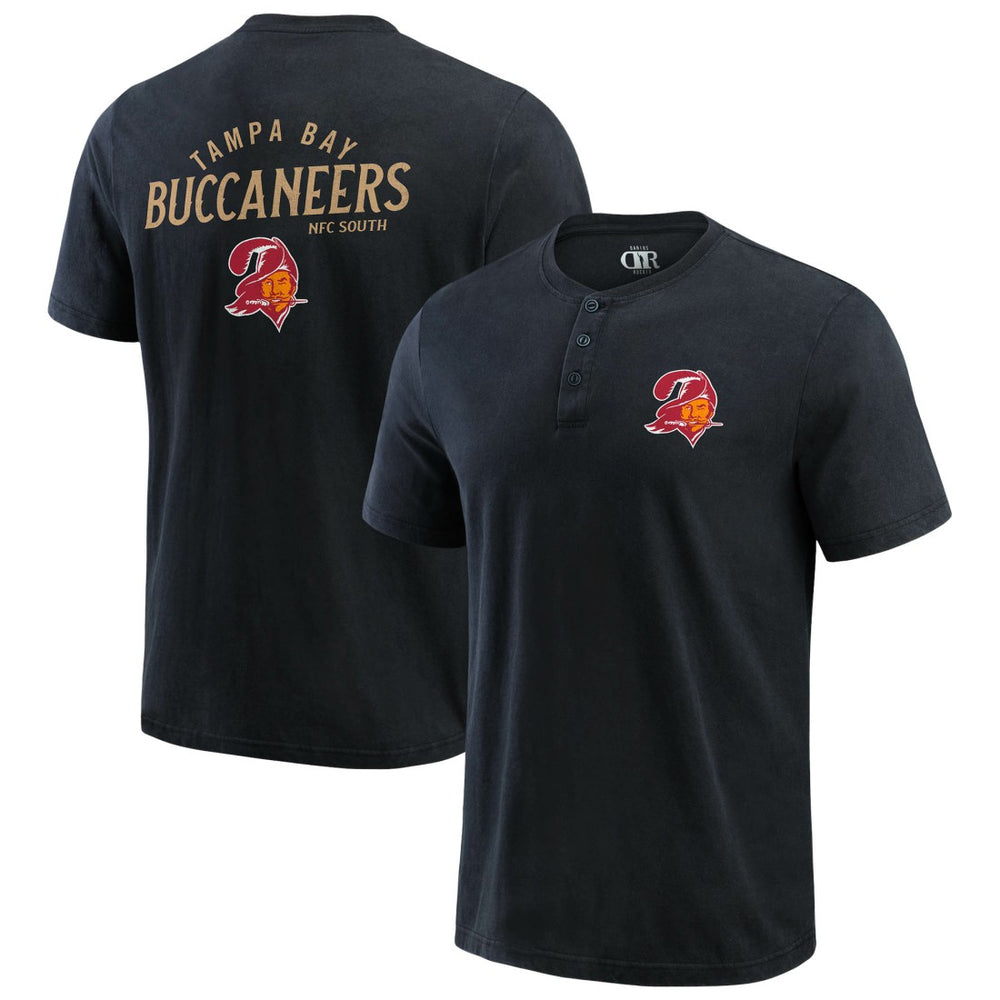 Tampa Bay Buccaneers Darius Rucker Collection Washed Henley T-Shirt | NFL Hot
