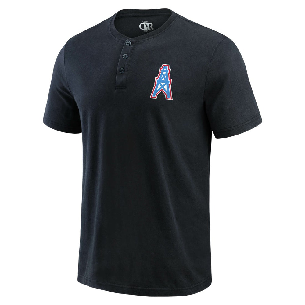 Tennessee Titans Darius Rucker Collection Washed Henley T-Shirt | NFL Hot