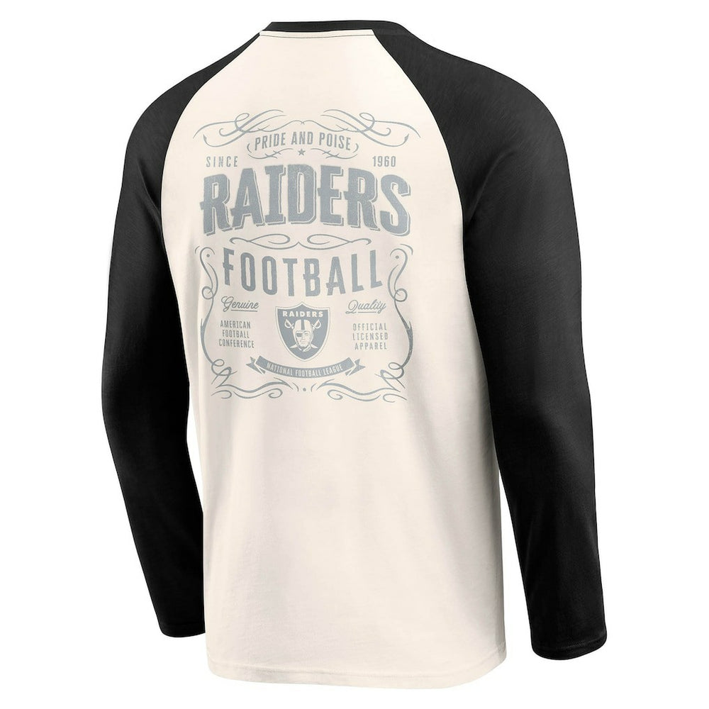 Las Vegas Raiders Darius Rucker Collection Raglan Henley T-Shirt | NFL Near me