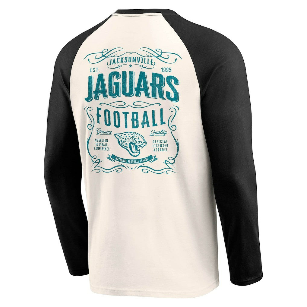 Jacksonville Jaguars Darius Rucker Collection Raglan Henley T-Shirt | NFL Outlet
