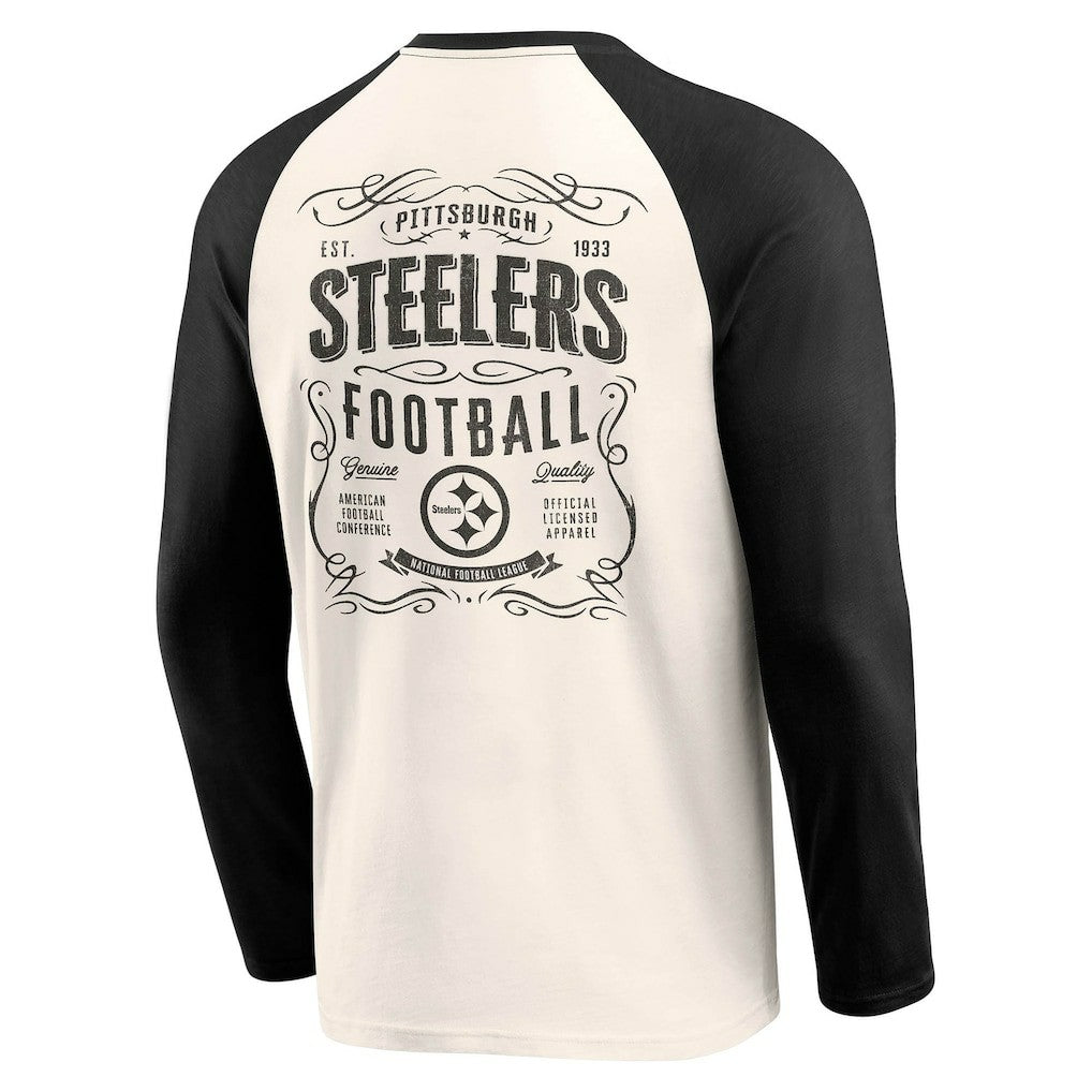 Pittsburgh Steelers Darius Rucker Collection Raglan Henley T-Shirt | NFL Near me