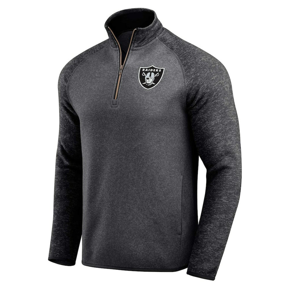 Las Vegas Raiders Darius Rucker Collection Tonal Quarter-Zip Jacket | NFL Discount