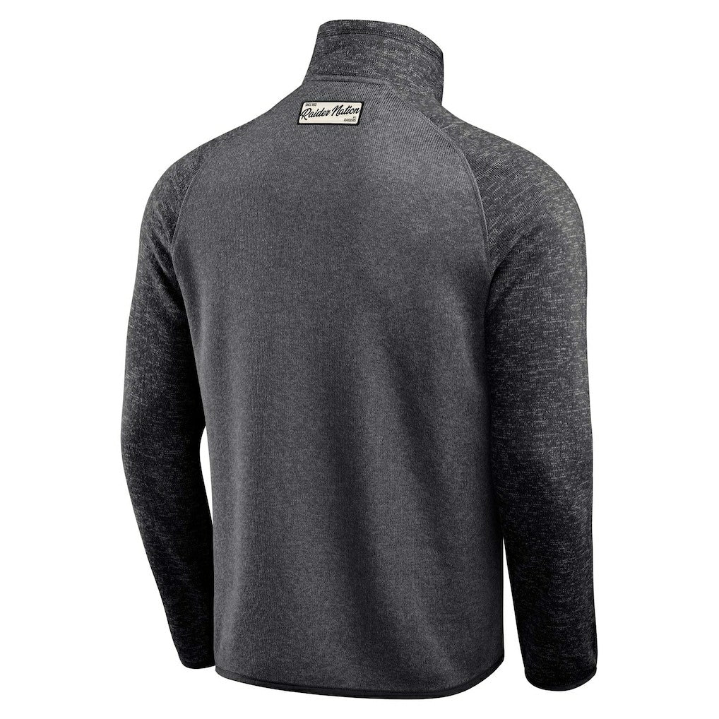 Las Vegas Raiders Darius Rucker Collection Tonal Quarter-Zip Jacket | NFL Discount
