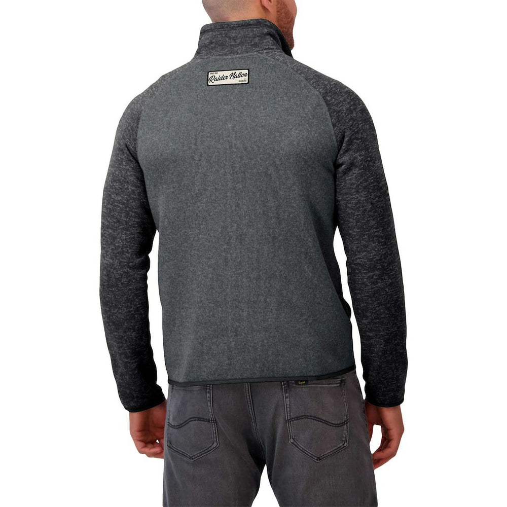 Las Vegas Raiders Darius Rucker Collection Tonal Quarter-Zip Jacket | NFL Discount