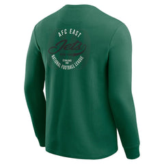 New York Jets Darius Rucker Collection Washed Waffle-Knit Long Sleeve T-Shirt | NFL Discount