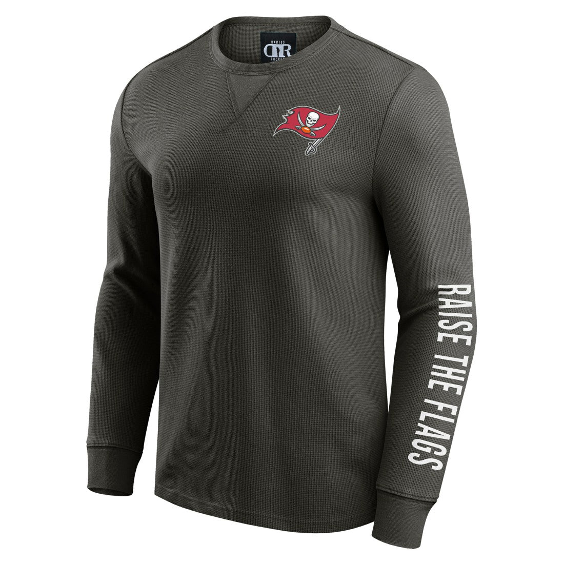 Tampa Bay Buccaneers Darius Rucker Collection Washed Waffle-Knit Long Sleeve T-Shirt | NFL Online