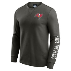 Tampa Bay Buccaneers Darius Rucker Collection Washed Waffle-Knit Long Sleeve T-Shirt | NFL Online