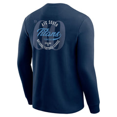 Tennessee Titans Darius Rucker Collection Washed Waffle-Knit Long Sleeve T-Shirt | NFL Outlet