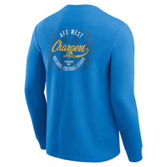 Los Angeles Chargers Darius Rucker Collection Washed Waffle-Knit Long Sleeve T-Shirt | NFL New