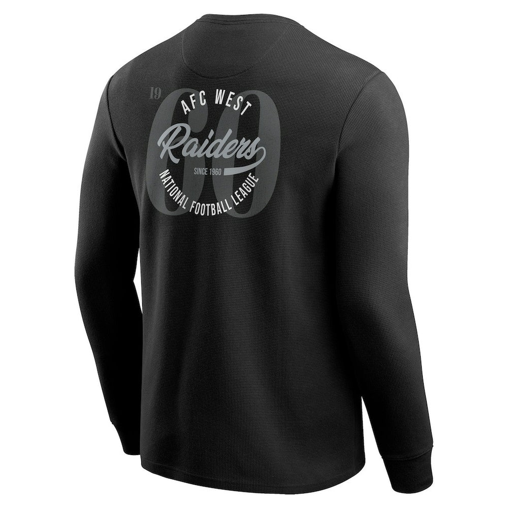 Las Vegas Raiders Darius Rucker Collection Washed Waffle-Knit Long Sleeve T-Shirt | NFL Hot