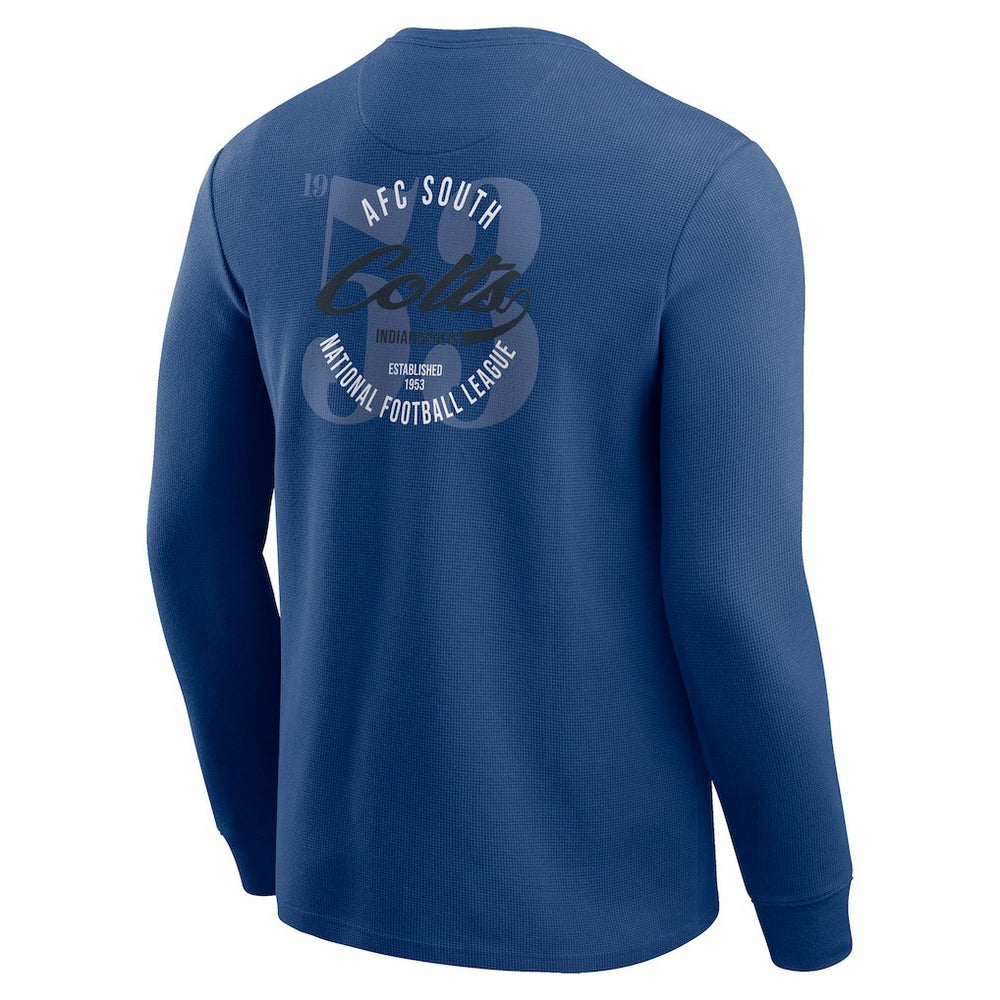 Indianapolis Colts Darius Rucker Collection Washed Waffle-Knit Long Sleeve T-Shirt | NFL Sale