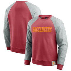 Tampa Bay Buccaneers Darius Rucker Collection Throwback Color Block Raglan Pullover Sweatshirt | NFL Online