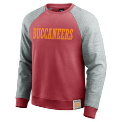 Tampa Bay Buccaneers Darius Rucker Collection Throwback Color Block Raglan Pullover Sweatshirt | NFL Online