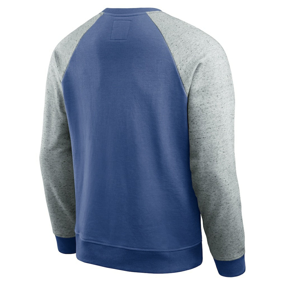 Seattle Seahawks Darius Rucker Collection Throwback Color Block Raglan Pullover Sweatshirt | NFL Hot
