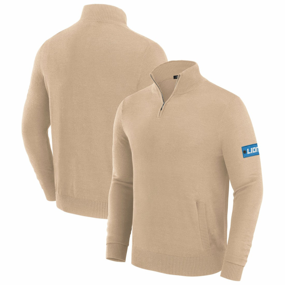 Detroit Lions J. Palmer Franchise Quarter-Zip Sweater | NFL Sale