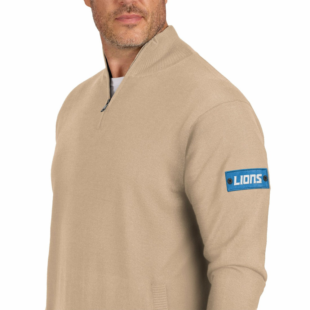 Detroit Lions J. Palmer Franchise Quarter-Zip Sweater | NFL Sale