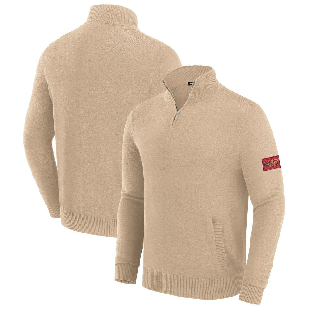 San Francisco 49ers J. Palmer Franchise Quarter-Zip Sweater | NFL New